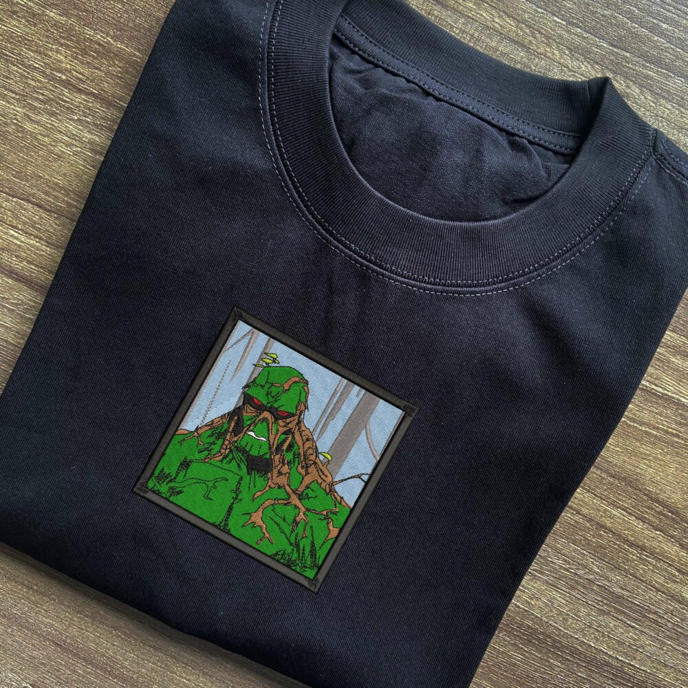Swamp Thing Embroidered T shirt 3.jpg